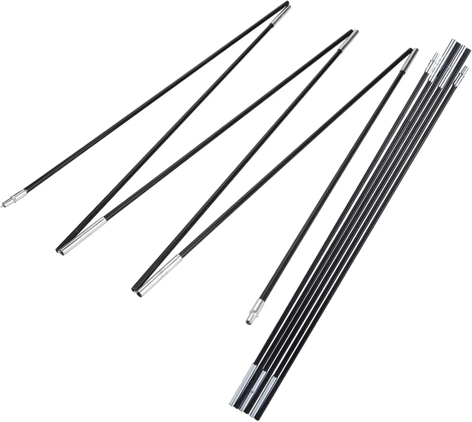 Tent Poles Replacement, Fiberglass Camping Tent Pole Bars Replacement Tent Poles Fiberglass Fiberglass Tent Poles Outdoor Sunshelter Support Rods Awning Frames Kit