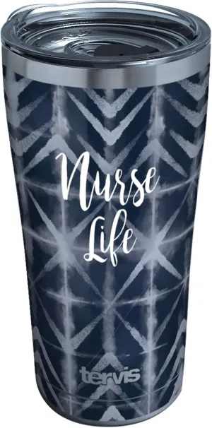 Tervis Nurse Life Triple Walled Insulated Tumbler Travel Cup Keeps Drinks Cold & Hot, 20oz Legacy, Stainless Steel