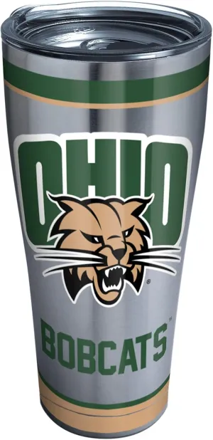 Tervis Triple Walled Ohio University Bobcats Insulated Tumbler Cup Keeps Drinks Cold & Hot, 30oz - Stainless Steel, Tradition
