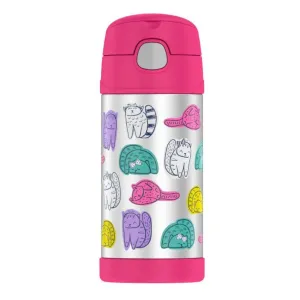 THERMOS 355ml FUNtainer® Vacuum Insulated Drink Bottle -FUN CATS