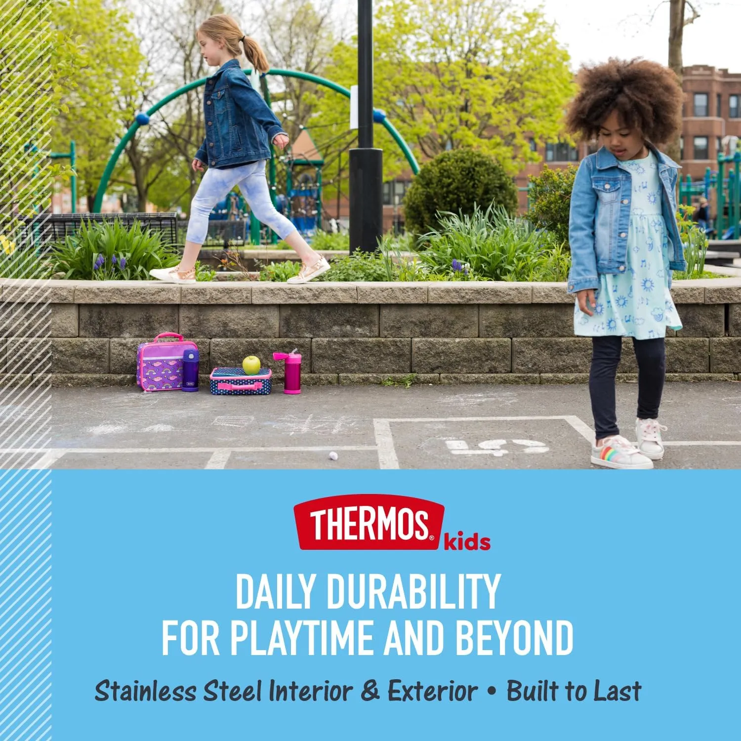 THERMOS FUNTAINER Water Bottle with Straw - 12 Ounce - Kids Stainless Steel Vacuum Insulated Water Bottle with Lid, L.O.L Surprise
