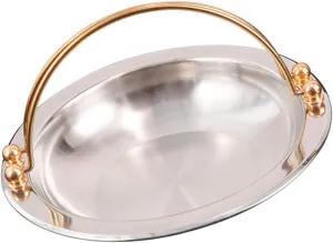 Thick Bottom Cooking Pot Stainless Steel Hot Pot Japanese Cuisine Outdoor Camping Pot Handle