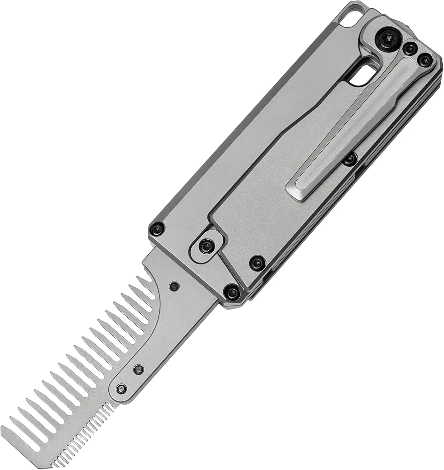 Titanium Handle Folding Comb Replaceable Trainer Tool