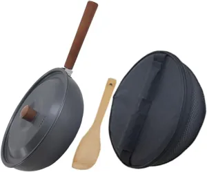 Totority Camping Pot Pan Set Aluminum Cooking Pot Nonstick Fry Pan Essential for Outdoor Cooking Hiking Picnics