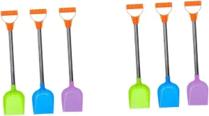 TOYANDONA 2sets 3pcs Snow Shovels Thickened Trowels for Fun Snow Play Durable Handles Random Colors and Outdoor Activities Random Color 3pcs*2