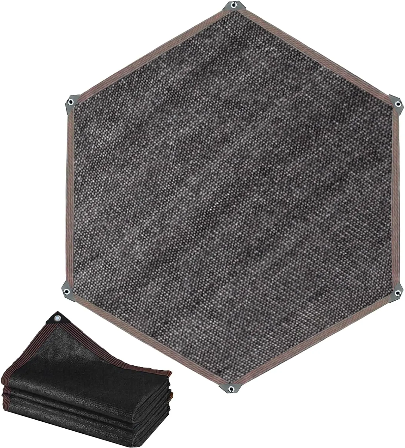 Trampoline Shade Cover, Outdoor Sunshade Tent Top Cover, 6ft 8ft 10ft 12ft 14ft Trampoline Canopy Sun Protection for Backyard Playground Garden