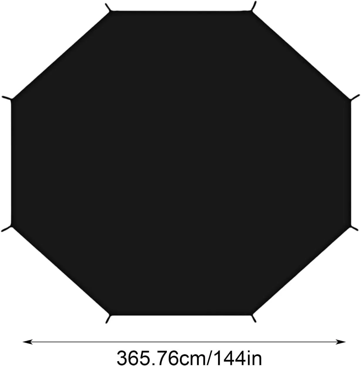 Trampoline Sunshade Cover 6ft 8ft 10ft 12ft 14ft Anti-UV Sun Protection Trampolines Canopy Outdoor Trampoline Tops Cover for Outdoor Backyard Trampoline Accessories