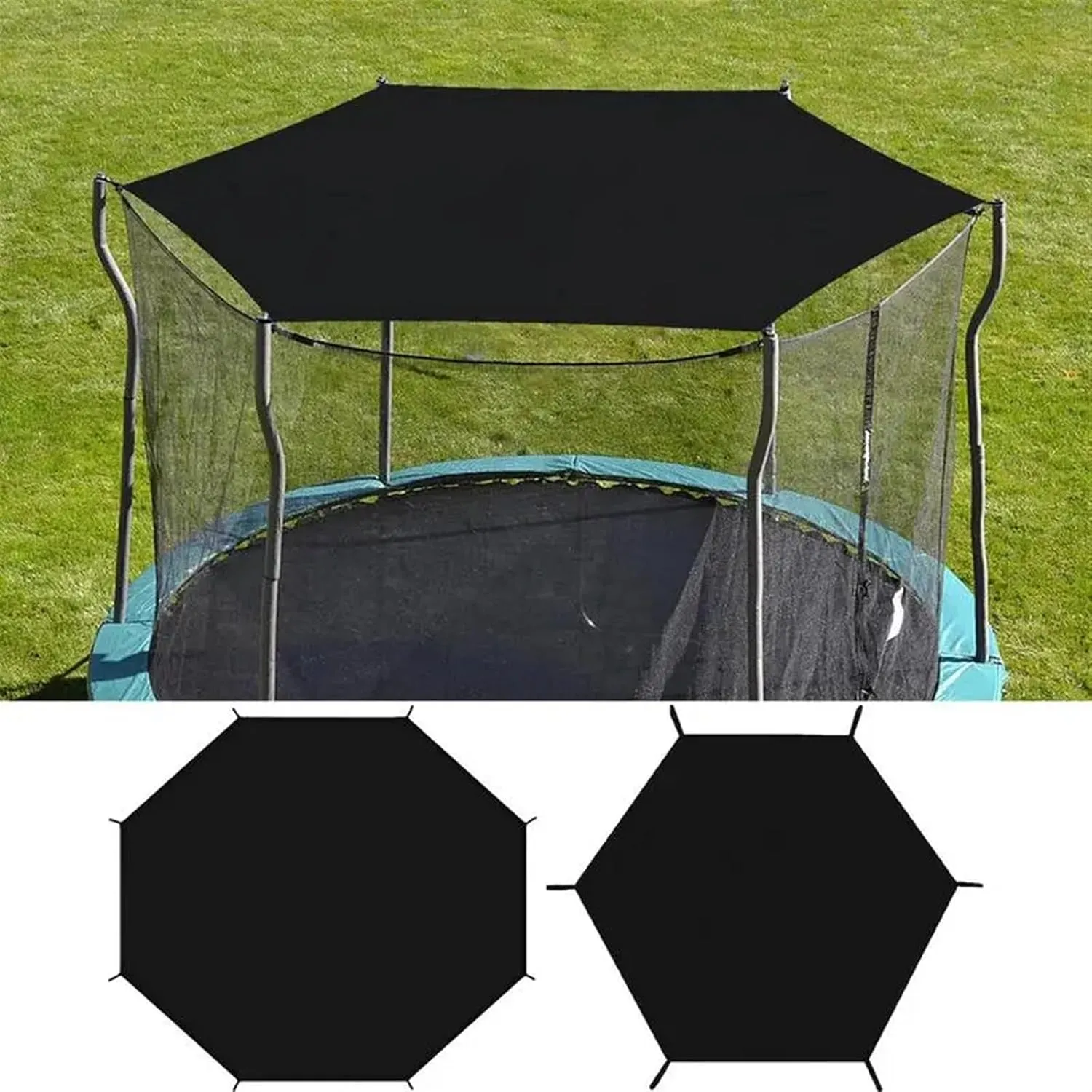 Trampoline Tent Trampoline Canopy UV Resistant Trampoline Tent Anti-UV Trampoline Top Cover Waterproof Sunshade for Outdoor Backyard Playground for Outdoor