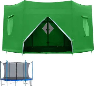 Trampoline Top Cover - Anti-UV Trampoline Protection Awning Trampoline Sunshad | Multipurpose Trampoline Canopy Trampoline Sun Cover for 6 Poles Trampoline