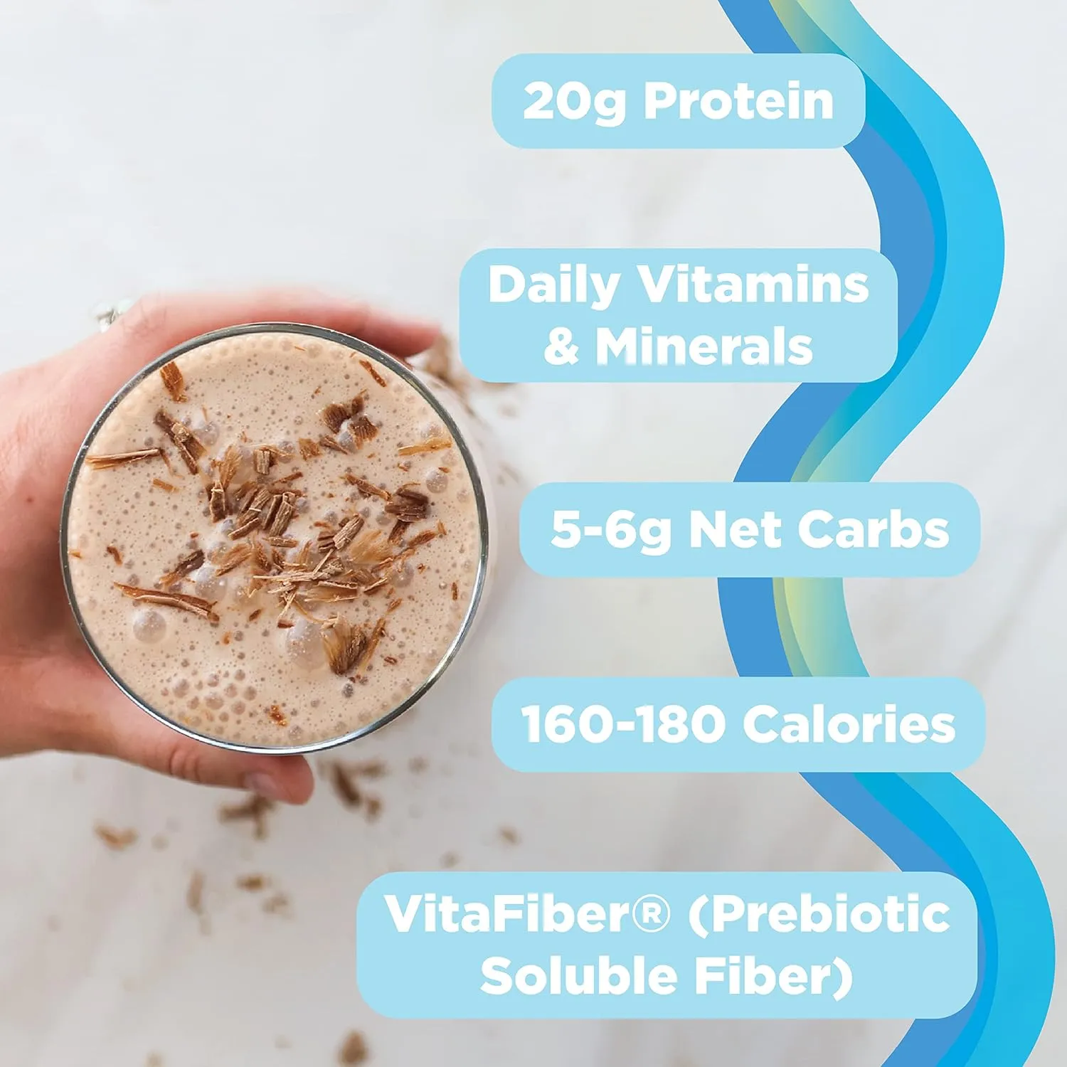 TransformHQ Meal Replacement Shake Powder 7 Servings (Strawberry & Cream) - Gluten Free, Non-GMO