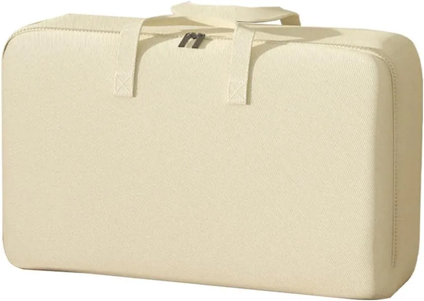 Travel Duffel Bag, Thicken Storage Bag With Double Zipper, For Clothes Toys Christmas Decoration Organizer, Foldable & Save-Spacing