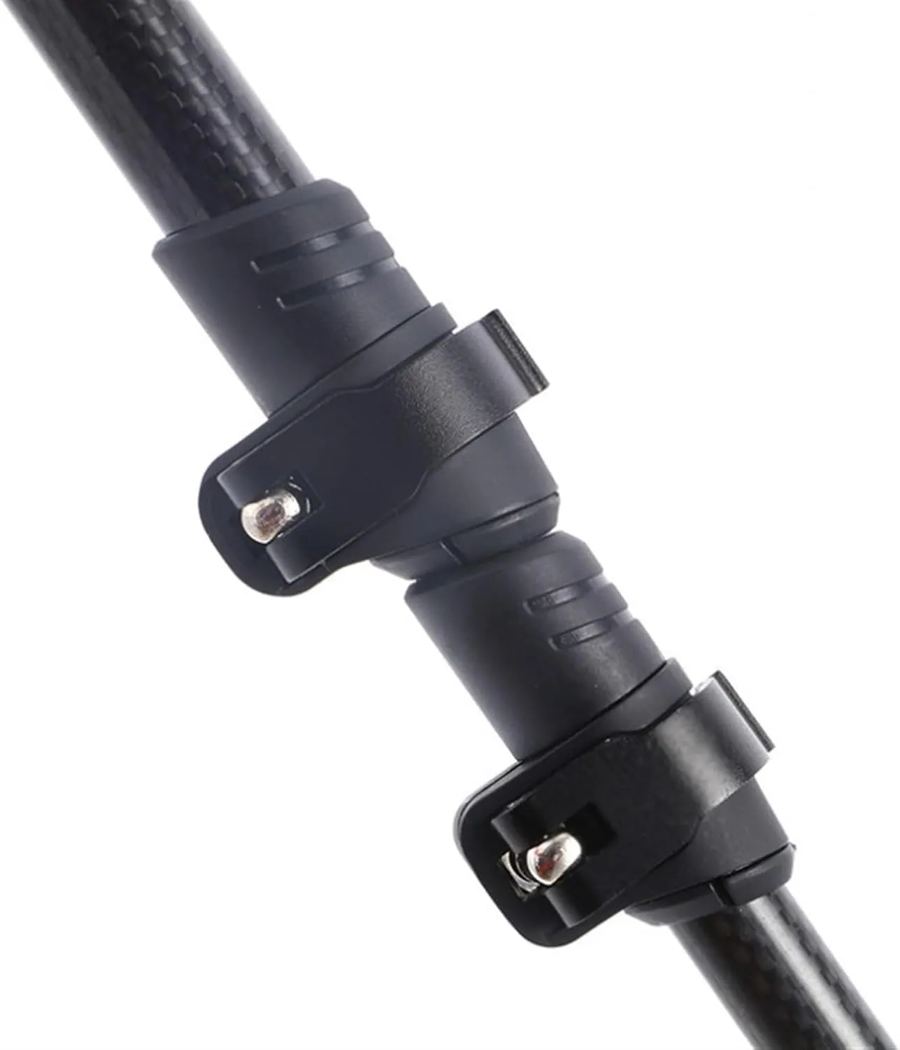 Travel Trekking Pole Lightweight Hiking Poles Walking Sticks Foldable Carbon Fiber with Quick Flip Lock for Camping Outdoor Activities