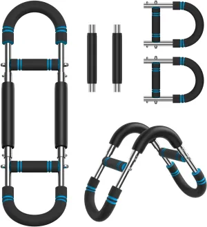 Twister Arm Exerciser, Adjustable Resistance Spring Workout Bar for Chest, Arms, Shoulders and Forearms Muscle Training, Portable Home Fitness Equipment, Upper Body Strength Trainer