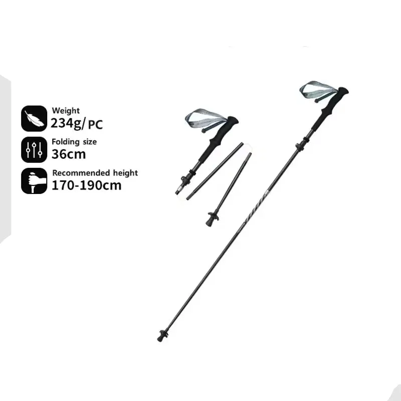 Ultralight & Foldable Trekking Poles For Comfortable Hiking & Trekking
