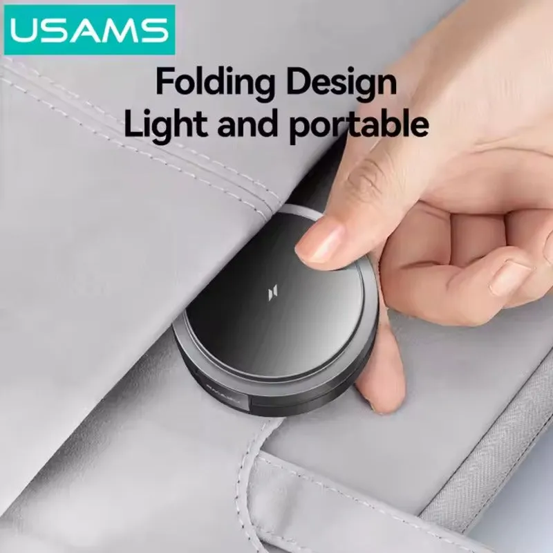USAMS Multi-Functional Foldable MagSafe Wireless Charger