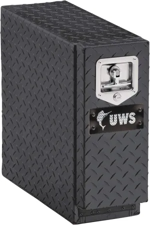 UWS EC20052 22-Inch Gloss Black Heavy-Wall Aluminum Truck Bed Tool Box with 5 Drawers