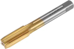 uxcell Straight Flute Taps, M14 x 1.5 Metric Left Hand Titanium Coated M35 Cobalt High Speed Steel Machine Tapping Screw Thread Milling Tap Machinist Repair Threading Tool