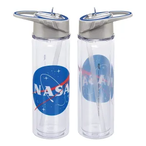 Vandor Smithsonian - NASA - 16 oz. Tritan Water Bottle, clear, large