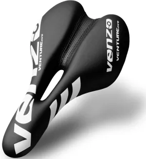 Venzo Comfortable Saddle Bike Seat | Soft & Durable Bicycle Seat for MTB, Road, Exercise, Trekking, Folding, Hybrid & Cruiser Bikes | Breathable & Ergonomic Design Bike Saddle for Lower Resistance
