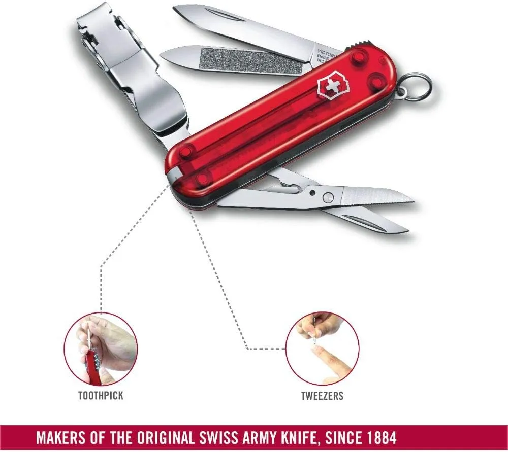 Victorinox 0.6463.T2 Folding Pocket Knife Nail Clip 580