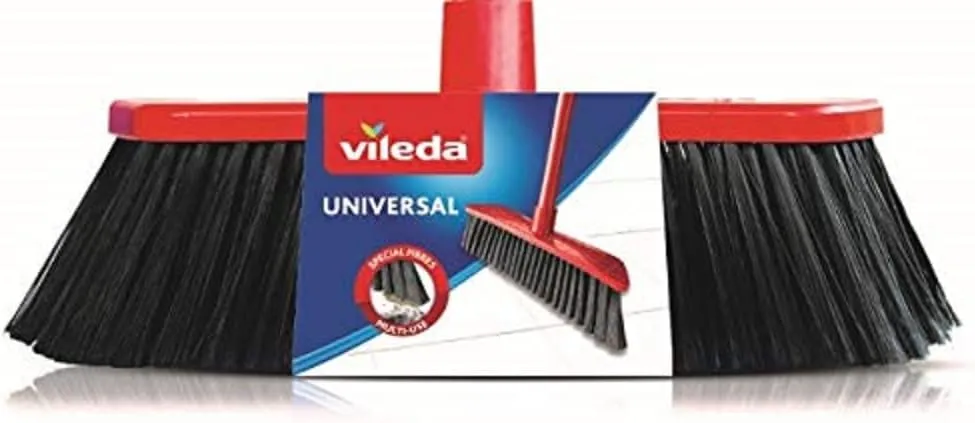 Vileda Universal Brush Replacement, Red and Black