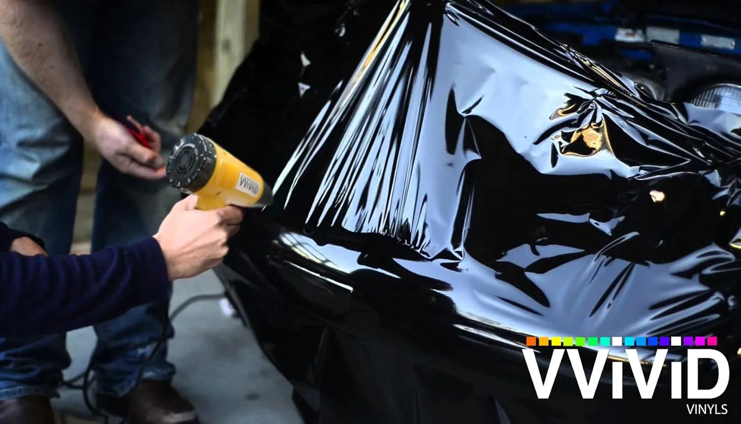 VViViD Professional Heat Gun Automotive Vinyl Wrap Tool Including Precision Nozzle and 3M Toolkit (Incl. Digital readout, Nozzle & Toolkit)