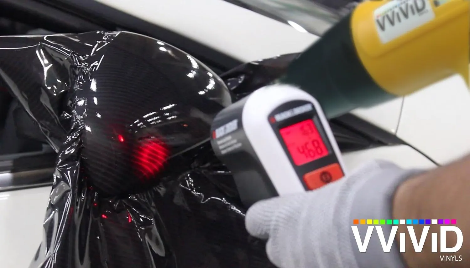 VViViD Professional Heat Gun Automotive Vinyl Wrap Tool Including Precision Nozzle and 3M Toolkit (Incl. Digital readout, Nozzle & Toolkit)