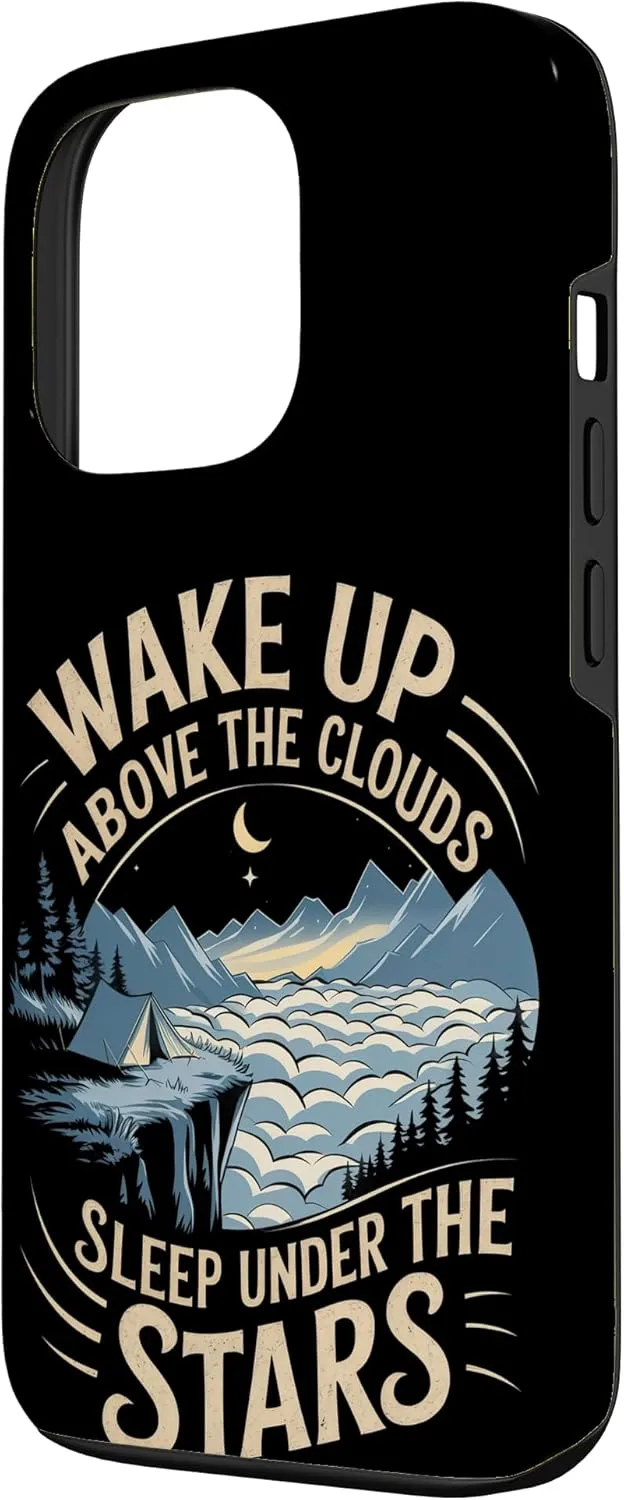 Wake Up Above the Clouds Alpine Camping Case for iPhone 13 Pro
