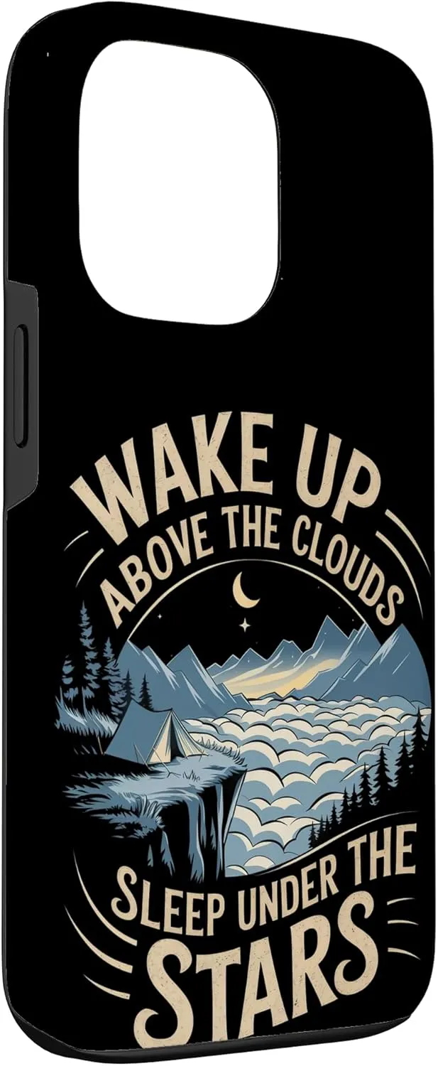 Wake Up Above the Clouds Alpine Camping Case for iPhone 13 Pro