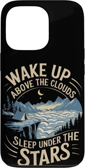 Wake Up Above the Clouds Alpine Camping Case for iPhone 13 Pro