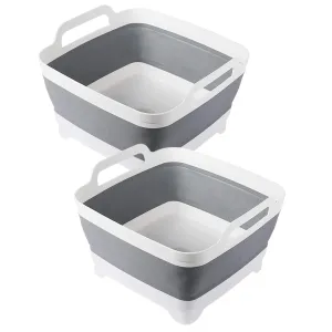 Wash Veggies Seamless integration 2x Basket Strainer Summer event Fruit Colander Foldable Storage Collapsible