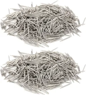 Watch Band Pins, Strap Link Pins Watch Band Repair Tool 2000Pcs Spring Bar Watch Band Pins Replacement Kit Stainless Steel 1.5 Thick 19mm