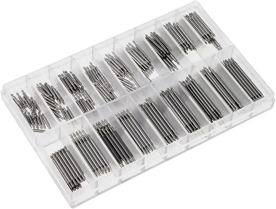 Watchmakers Watch Spring Bars Strap Link Pins Stainless Steel Repair Kit Tool Cotter Bar Tools