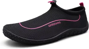 WateLves Water Shoes Womens Mens Multi-Purpose Barefoot Shoes Beach Swim Yoga Aqua Socks with Adjustable Buckle Thick Sole for Indoor Outdoor