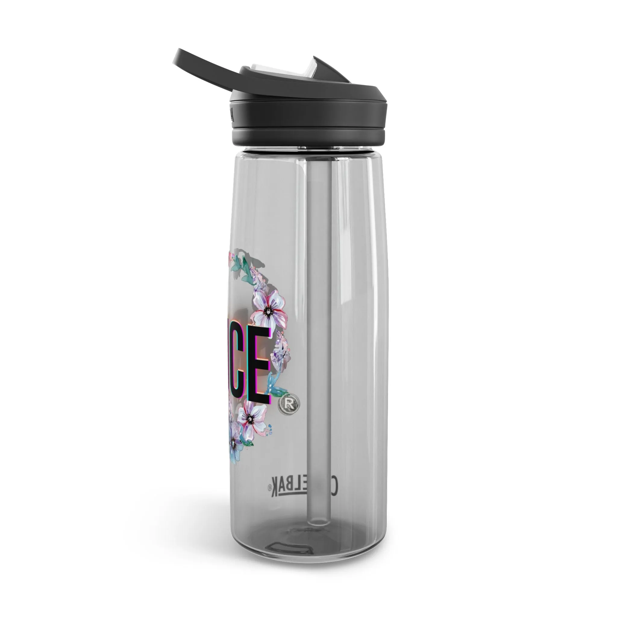 Water Bottle Inspirational Quote Fitness