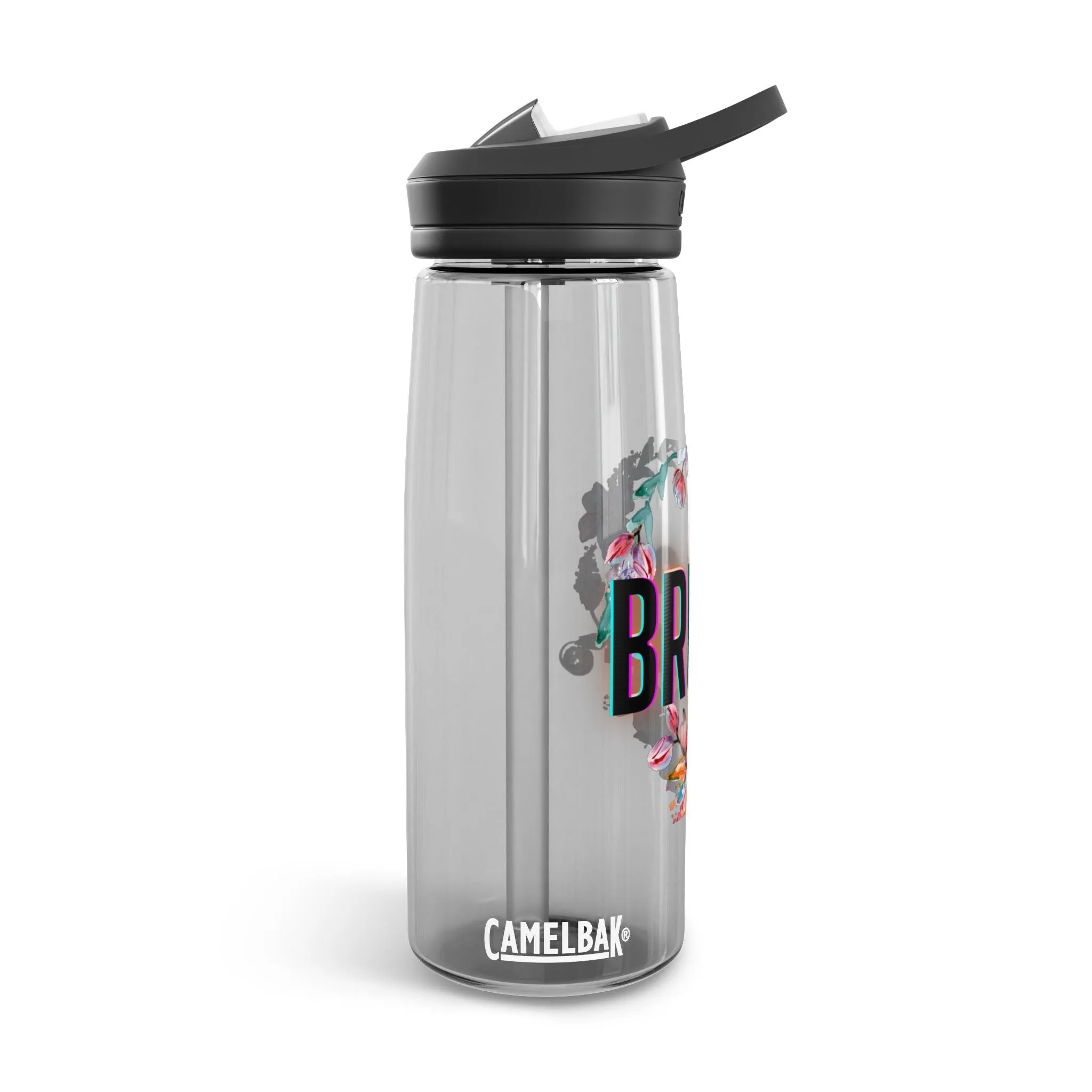 Water Bottle Inspirational Quote Fitness
