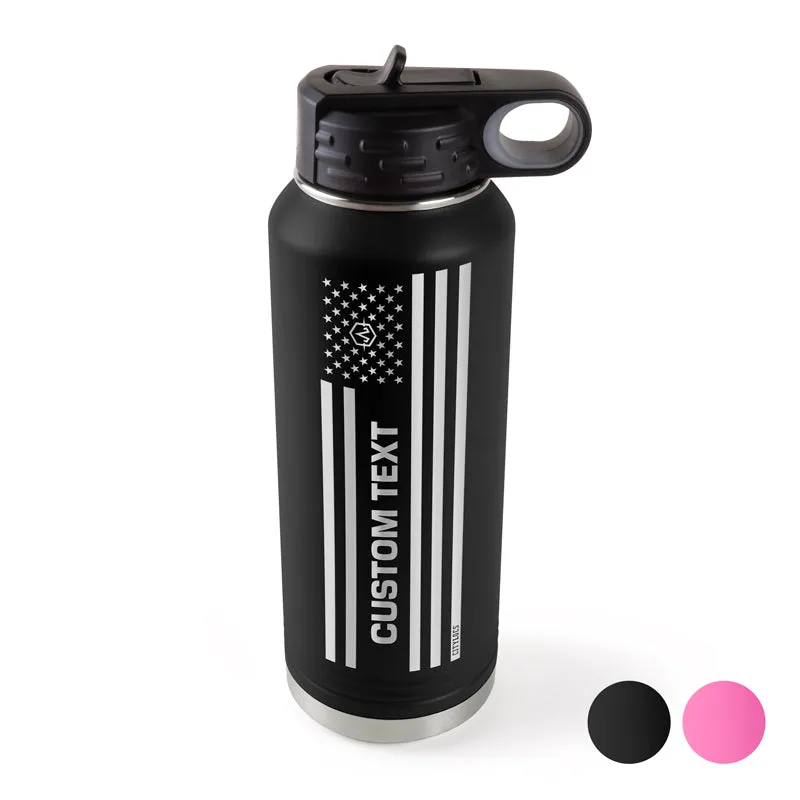 Water Bottle - US FLAG Custom
