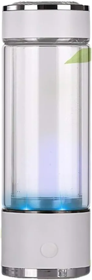 Water Purifiers, Waterstof Waterfles Generator Draagbare USB Oplaadbare SPE/PEM Membraan Technologie Ionisator Maak Waterstofgehalte Tot 600-1600PPB Antioxidant Sport Reisfles 350Ml