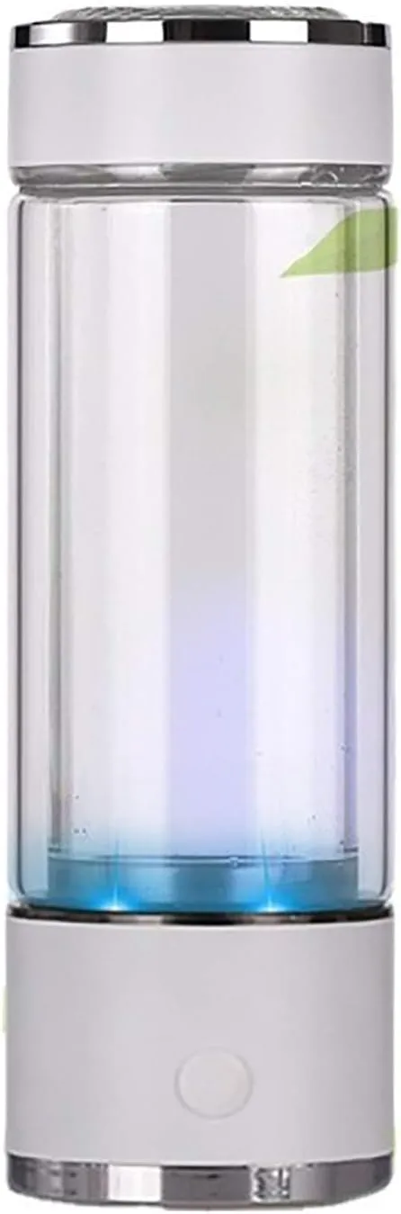 Water Purifiers, Waterstof Waterfles Generator Draagbare USB Oplaadbare SPE/PEM Membraan Technologie Ionisator Maak Waterstofgehalte Tot 600-1600PPB Antioxidant Sport Reisfles 350Ml