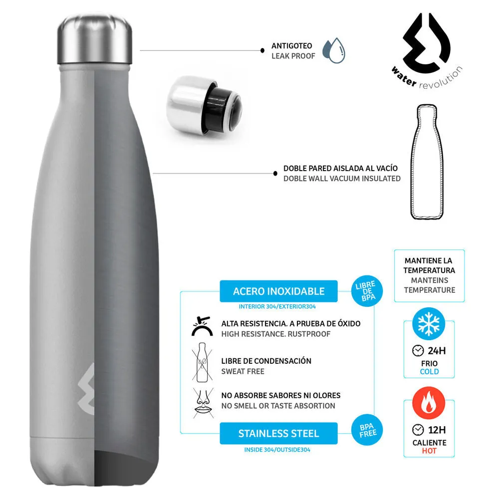 Water Revolution Fluor Yellow water bottle 500ml