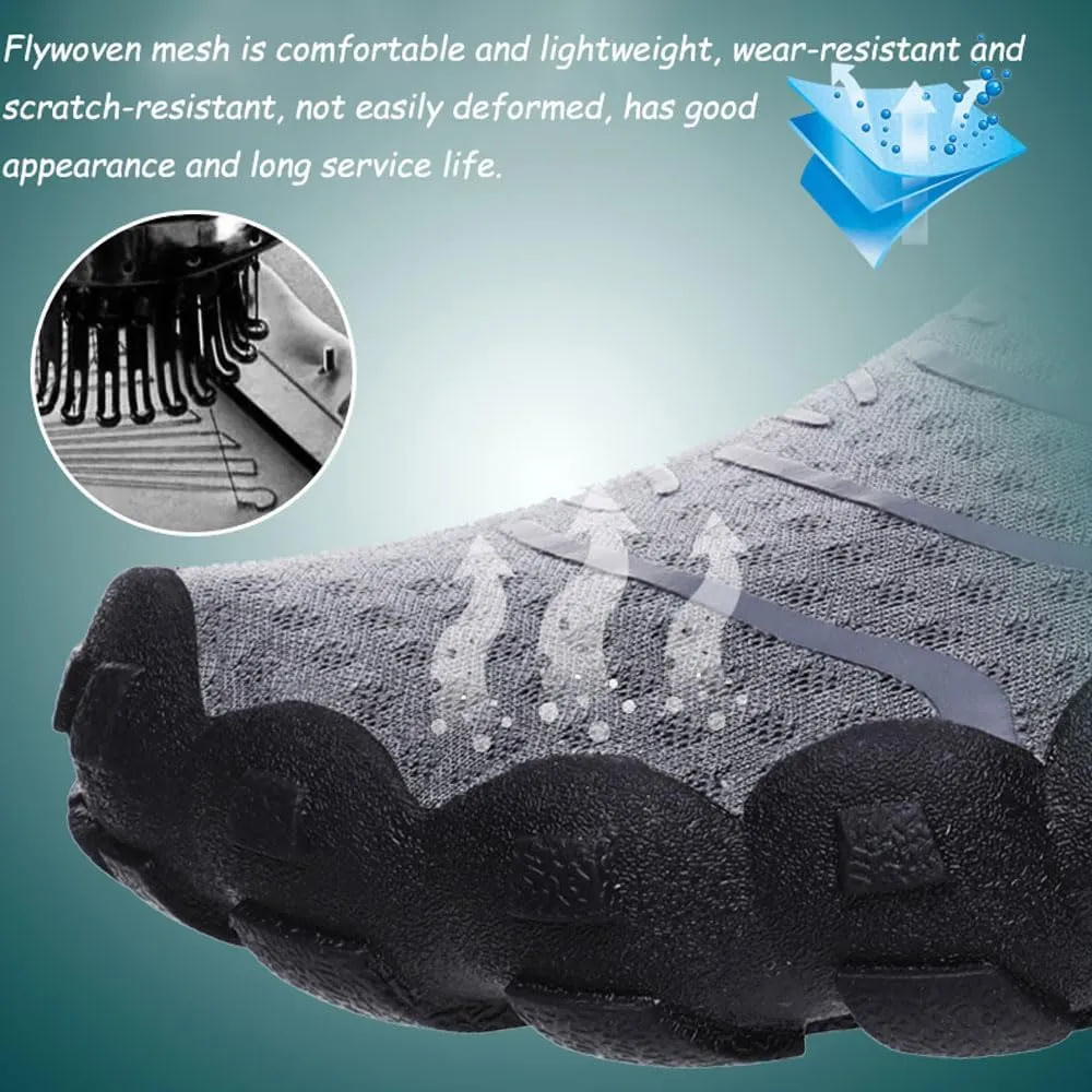 Water Shoes Men Women Adult teens Quick-Dry Aqua Sock Barefoot Fitness Shoes Lightweight Anti-slip breathable Indoor outdoor Trainers for Beach Swim River Pool Lake Hiking Kayaking Surfing,36-46 EU
