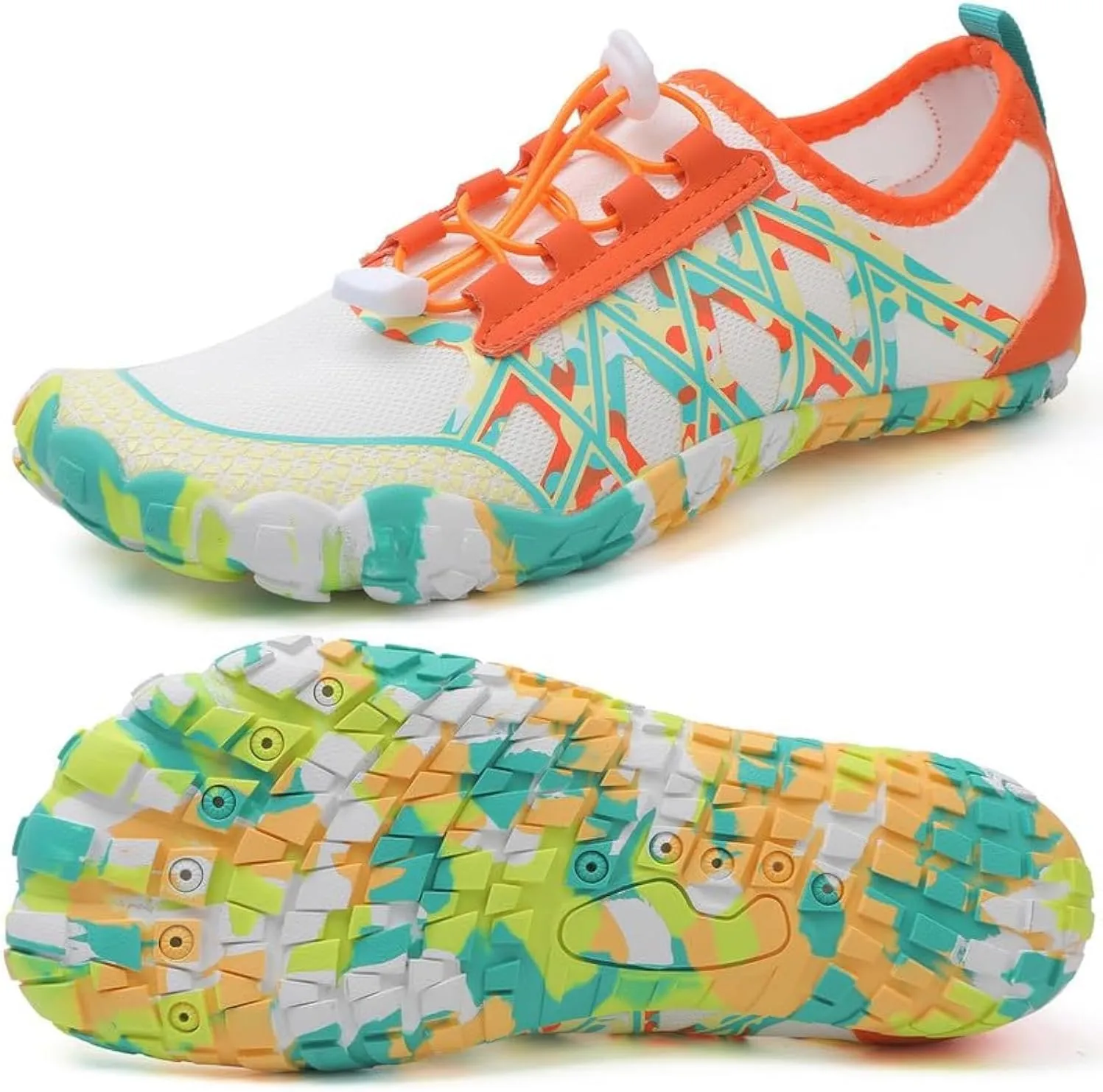 Water Shoes Men Women Barefoot Shoes Outdoor for Beach Aqua Swim Pool River Water Quick Dry Boating Fishing Diving Surfing with Yoga Aerobics