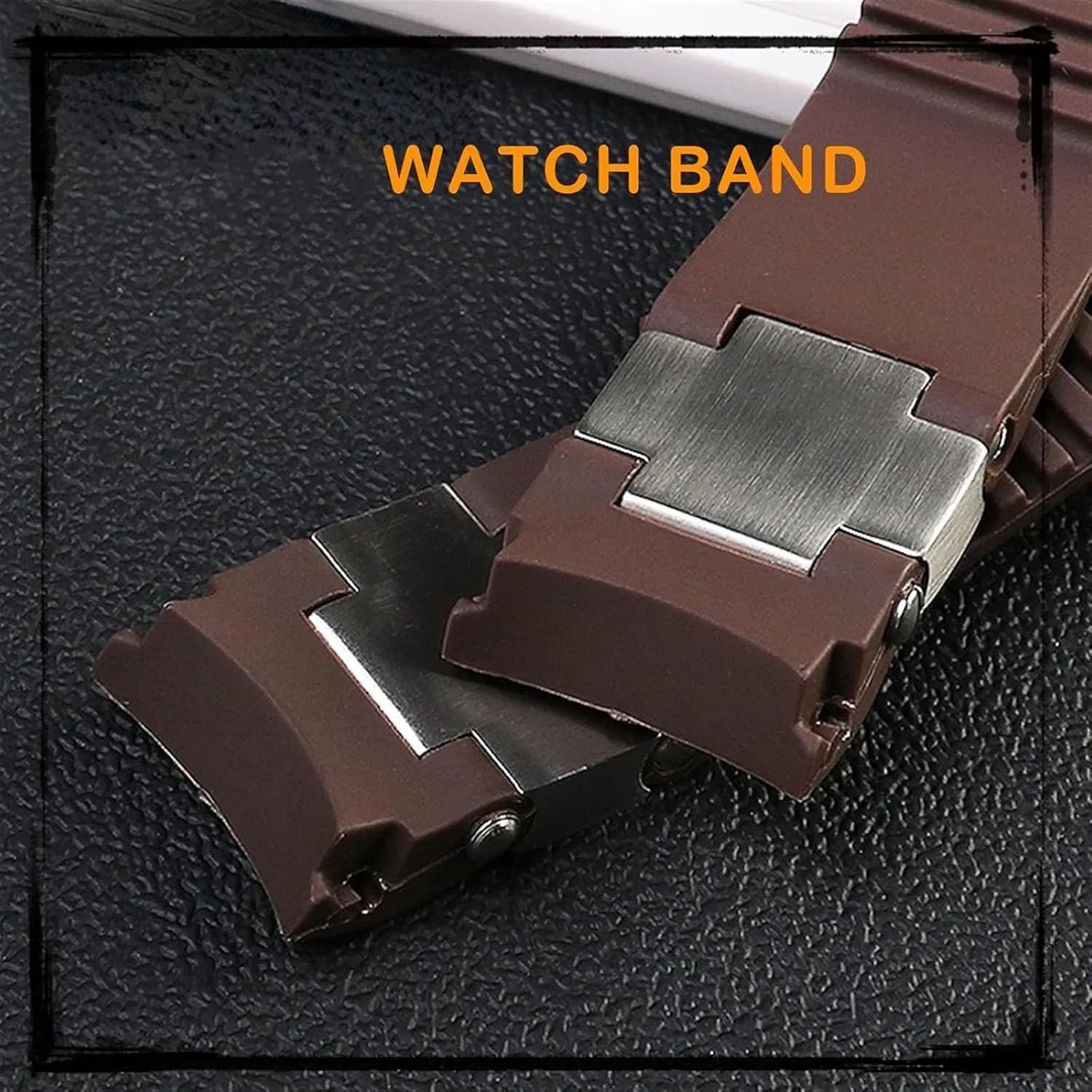 Waterproof Curved End Rubber Watch Band For Ulysse Nardin 263 DIVER strap belt watch Bracelets