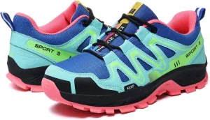 Waterproof Hiking Shoes Women Comfortable Lightweight Non-Slip Trekking Boots Fashion Walking Shoes for Women Tennis Outdoor Sneakers