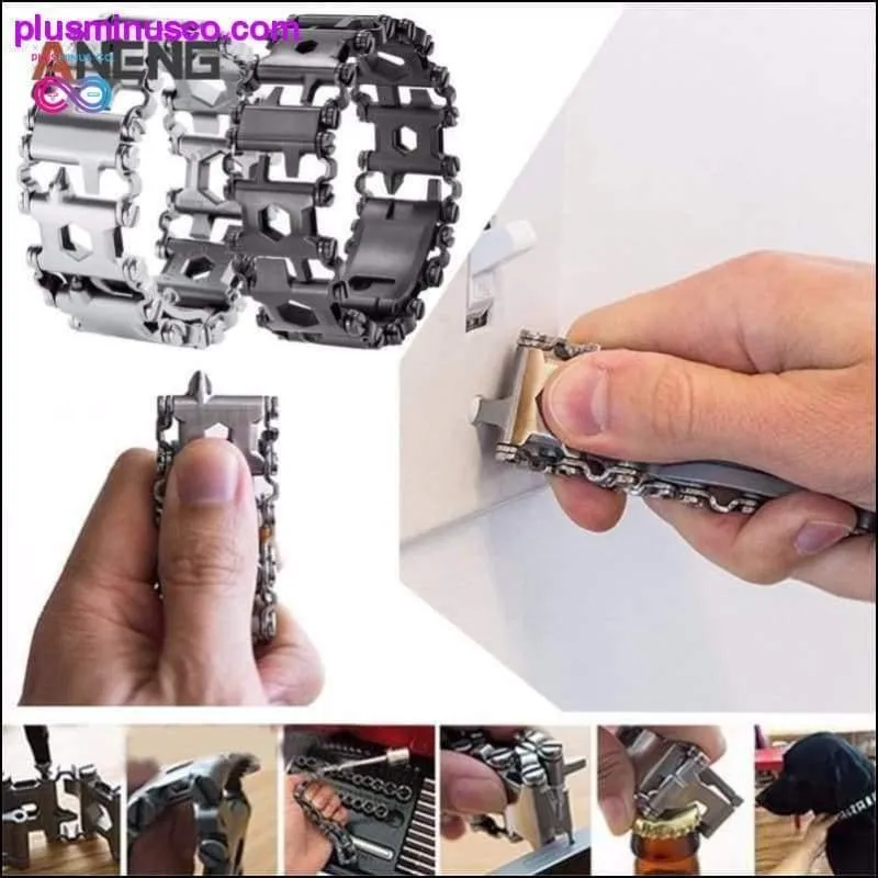 Wearable Stainless Steel Multi Tool Bracelet