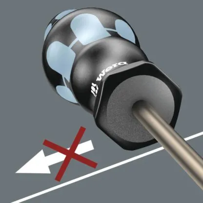 Wera 05032021001 Screwdriver: Phillips PH1 x 80mm - Stainless Steel (Lasertip)