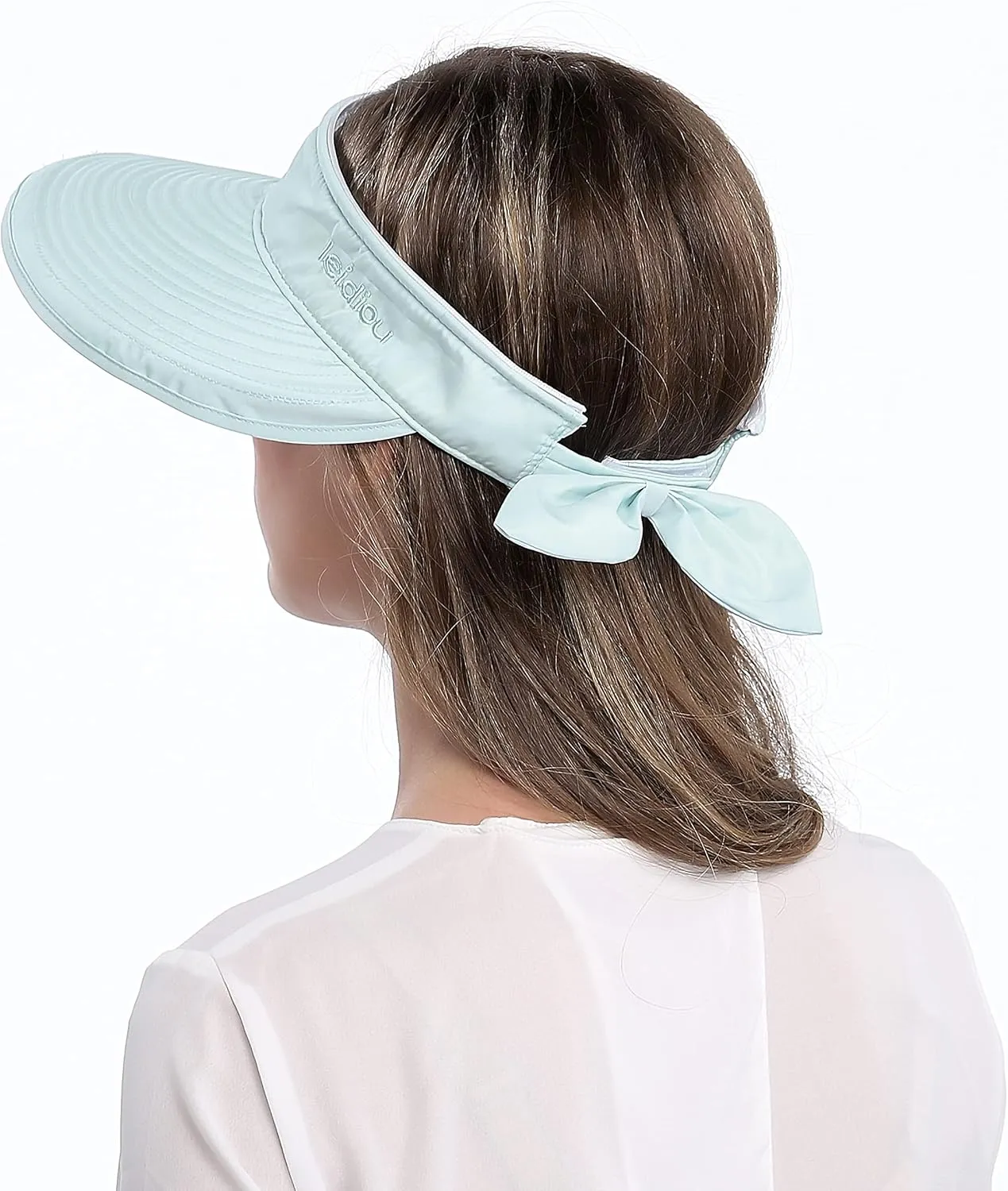 Wide Large Brim Sun Hat Summer UV Protection Thin Hat 2 in 1 Beach Sun Hat