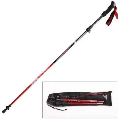 with Anti-Shock System Trekking Poles for Walking Poles, Adjustable Folding Walking Poles for Hiking Mountain Camping Hiking Walking Backpack