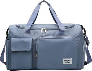 Women Gym Bag with Shoes Compartment,28L Travel Duffel Bags for Women,Weekender Bag for Yoga Travel Sports Workout