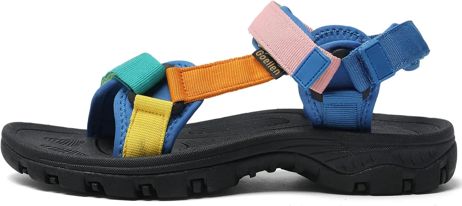 Women's Hiking Sport Sandals Water Outdoor Athletic Shoes With Arch Support Adjustable Beach Shoes